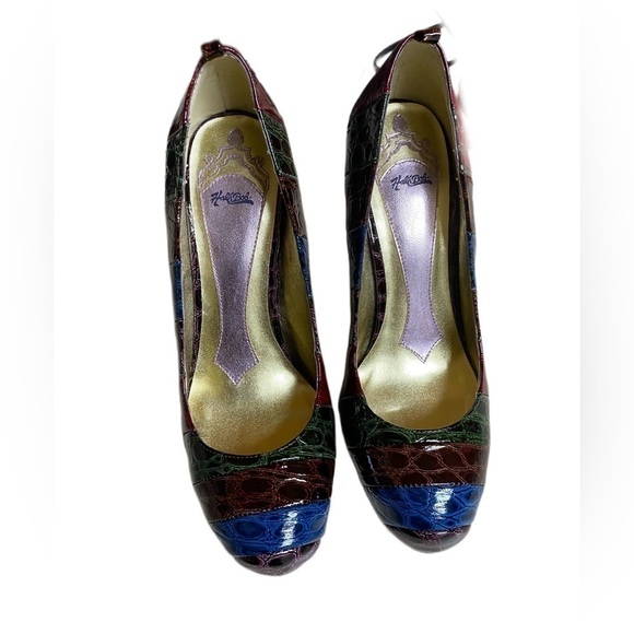 Hale Bob multicolor heel/pump Like new - Picture 3 of 4